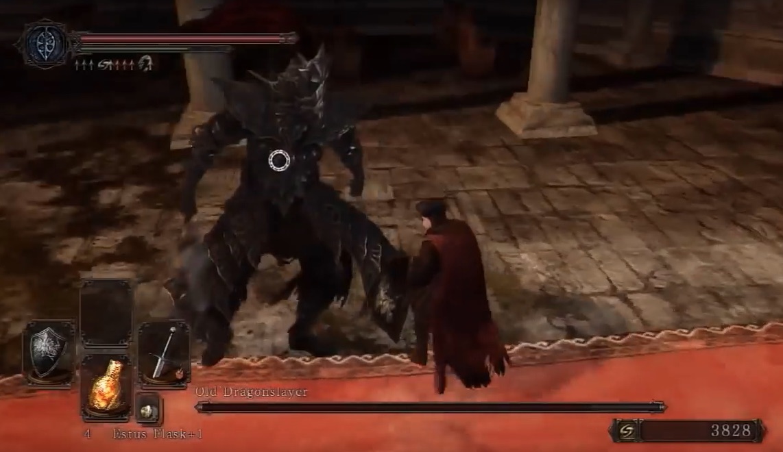 Old Dragonslayer Boss Fight