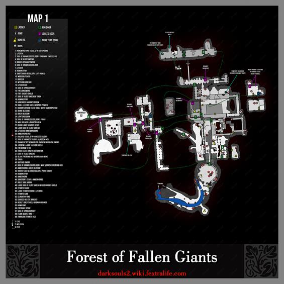 Forest of Fallen Giants Map