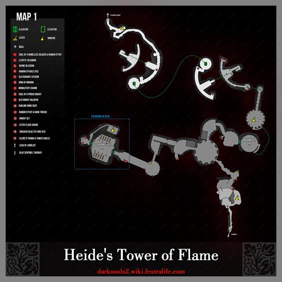 Heide's Tower of Flame Map